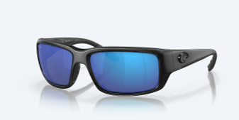 Fantail BlackOut - Blue Mirror Polarized Sunglasses by Costa Del Mar