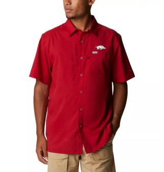 Collegiate PFG Slack Tide™ Camp Shirt - Arkansas by Columbia