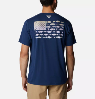 PFG™ Fish Flag Tech Short Sleeve Shirt by Columbia