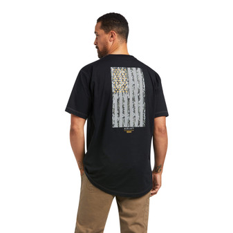 Rebar Workman Reflective Flag T-Shirt by Ariat