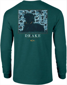 Old School Square Long Sleeve Tee Shirt by Drake