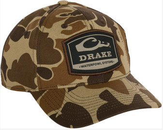 YETI Mesh Camo 6 Panel Bow Hat Brown at