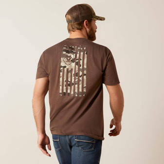 Tonal Flag Short Sleeve Tee by Ariat