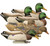6 Pack Magnum Mallard Foam Filled Duck Decoys with Painted Heads by Higdon Outdoors