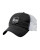 Black Chino Twill Low Pro Mesh Snapback Cap by Banded
