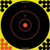 Shoot-N-C 12" Bull's-Eye, 5 Pack - 120 Pasters