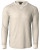 Men's Grey Cliff Waffle Long Sleeve Shirt by Banded