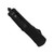 Black Slim Rubber 3.5" Blade Out the Front Dagger by Templar