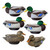 6 Pack of HydroFoam Flocked Mallard Drake Decoys by Heyday