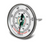 Big Green Egg Dial 2" Shaft 3" Thermometer