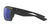 Reefton Polarized Sunglasses with Blackout Frame and Blue Mirror 580G Lenses by Coasta Del Mar