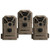 12 Megapixel Game Camera 3 Pack By Muddy Outdoors Front View 3 pack