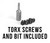 Torx, Screws, and bit included for Rail by Evolution Gun Works Torx, Screws, and bit included for Rail by Evolution Gun Works