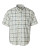 Accelerator OTL Short Sleeve Fishing Shirt by Banded - Vintage White Plaid
