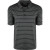 Stretch Stripe Polo Short Sleeve Shirt