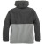 Heathered Hooded Landing Zone in Black by Heybo
