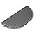 Half Moon Cast Iron Plancha Griddle For XL and 2XL EGGs by Big Green Egg