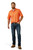 Tek Short Sleeve Polo in Orange by Ariat.00