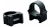 Scope Rings Weaver Style Matte Black in Medium Height with 1 Inch Tube Size by Leupold