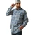 Men's Rebar Flannel Distressed Long Sleeve Indian Teal Plaid Button Down Shirt by Ariat