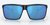 Rincon Sunglasses with Matte Black Frames and 580G Blue Lenses by Costa Del Mar