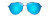 Waiwai Sunglasses With Matte Transparent Blue and Blue Hawaii Lens by Maui Jim MAUI B634-03 Waiwai Sunglasses With Matte Transparent Blue and Blue Hawaii Lens by Maui Jim MAUI B634-03