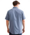 Men's Venttek Outbound Short Sleeve Newsboy Blue Button Up Shirt by Ariat