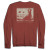 Men's Weathered Lab Stamp Long Sleeve Graphic Tee Shirt by Heybo