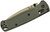 Bugout AXIS Folding Knife with Dark Olive Grivory Handle by Benchmade