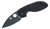 Black Oxide 2.98" Blade Folding Knife by Spyderco
