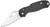 3 Inch Satin Plain Blade Folding Knife with Black G-10 Handle by Spyderco