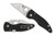 MicroJimbo Black G-10 Plainedge Knife by Spyderco MicroJimbo Black G-10 Plainedge Knife by Spyderco