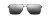Piha Polarized Sunglasses with Shiny Gunmetel Black Frames and Dual Mirror Silver to Black Lenses by Maui Jim