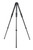Revic Hunter Tripod with lightweight carbon fiber legs, 3-62 inch adjustable height, and rubber/spiked feet supporting a rifle in rugged hunting terrain.