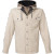 Men's Campfire Canvas Shirt Jacket Hoodie by Drake