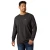 Men's Cotton Strong Standard Long Sleeve Charcoal Pocket Tee Shirt by Ariat