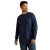 Men's Cotton Strong Standard Long Sleeve Navy Pocket Tee Shirt by Ariat