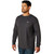 Men's Cotton Strong Standard Long Sleeve Charcoal Black Graphic Tee Shirt by Ariat