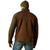 Men's Caldwell Logo Quarter Zip Brown Sweater by Ariat