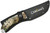 Camo Mask Satin 4" Drop Point Fixed Blade Knife by Camillus