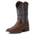 Youth Tycoon Brazen Brown Leather Western Boots by Ariat