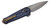 Crater Blue Lowden AXIS 2.79" Blade Flipper Knife by Benchmade