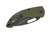 OD Green Large Hidden Hollow 3" Blade Folding Knife by Browning