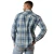 Men's Plaid Retro Heathcliff Long Sleeve Fitted Snap Shirt by Ariat