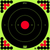 Splatter Shot 17.25" Green Bullseye 5 Pack Target by Pro-Shot