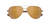 Peli Sunglasses with Brushed Gunmetel Frames and Gold Mirror Polarized Glass Lenses by Costa Del Mar