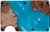 Blue and Wood Resin 3D Smart Wallet by Ariat