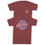 Circle Logo Pocket Short Sleeve Tee Shirt in Brick by Old Row