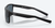 Rincon Sunglasses with Matte Black Frames and 580P Gray Lenses by Costa Del Mar