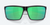 Rincon Sunglasses with Matte Black Frames and 580G Green Lenses by Costa Del Mar